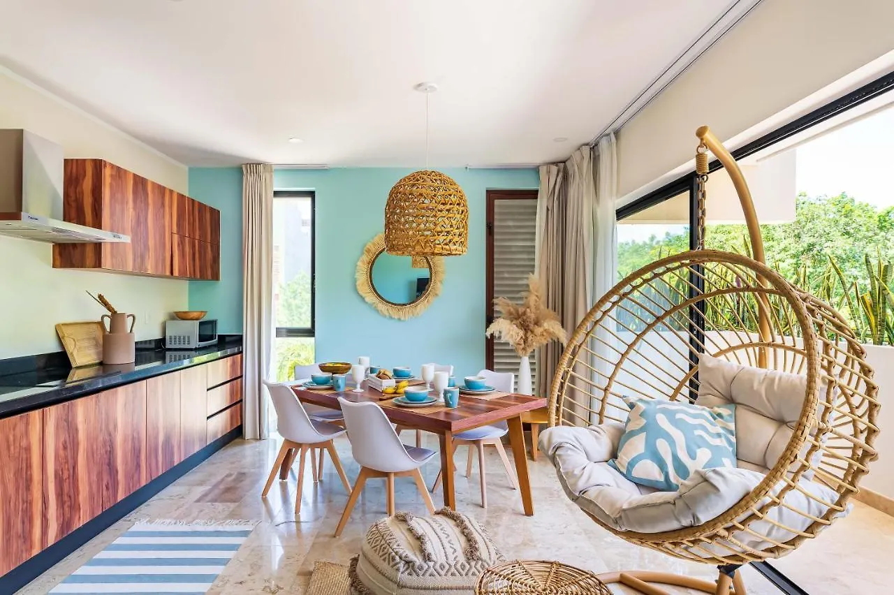Tulum Promo 2Br With Rooftop Pool, Gym And Free Bikes Daire