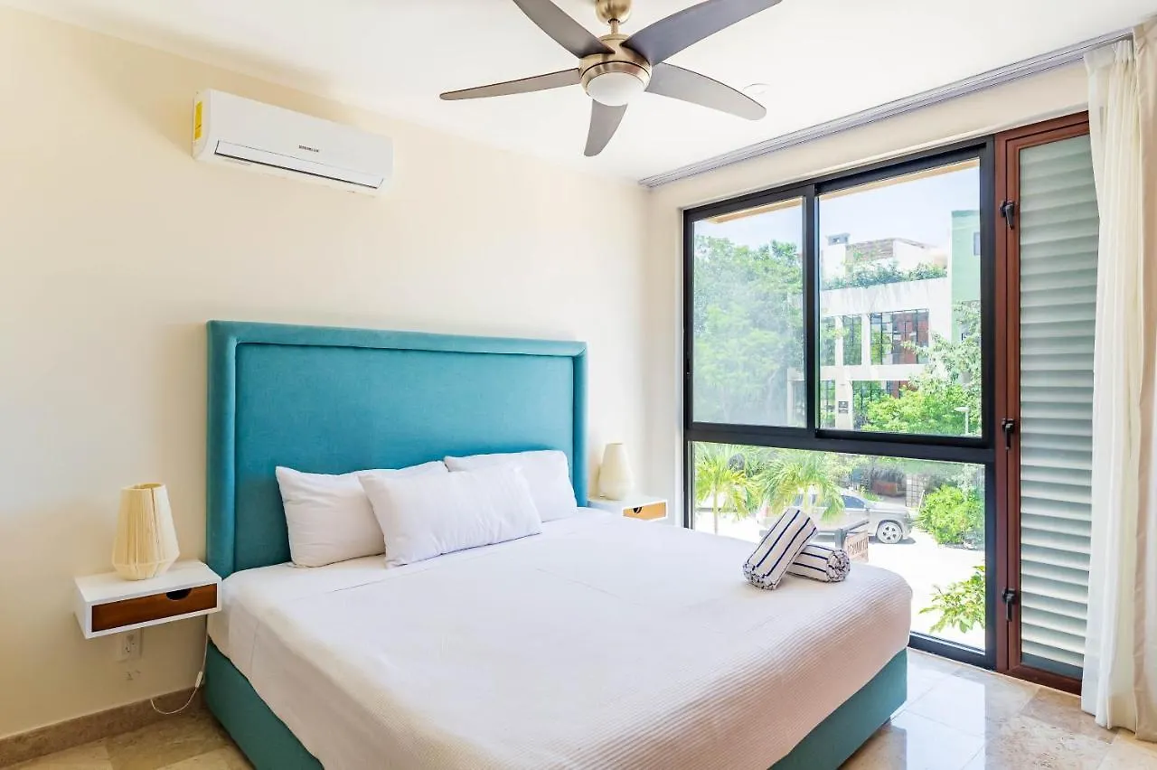 Daire Tulum Promo 2Br With Rooftop Pool, Gym And Free Bikes