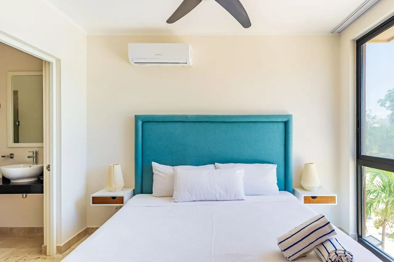 Appartement Tulum Promo 2Br With Rooftop Pool, Gym And Free Bikes Mexique